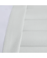 Half Price Drapes Off White Grommet Performance Linen Hotel Blackout Curtain