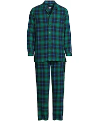 Lands' End Men's Flannel Pajama Set