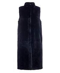 Julia & Stella by Maximilian Women's Shearling Lamb Vest