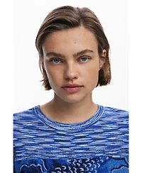 Desigual Women's Marbled knit T-shirt