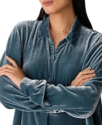 Eileen Fisher Women's Collared Long-Sleeve Shirt, Regular and Plus