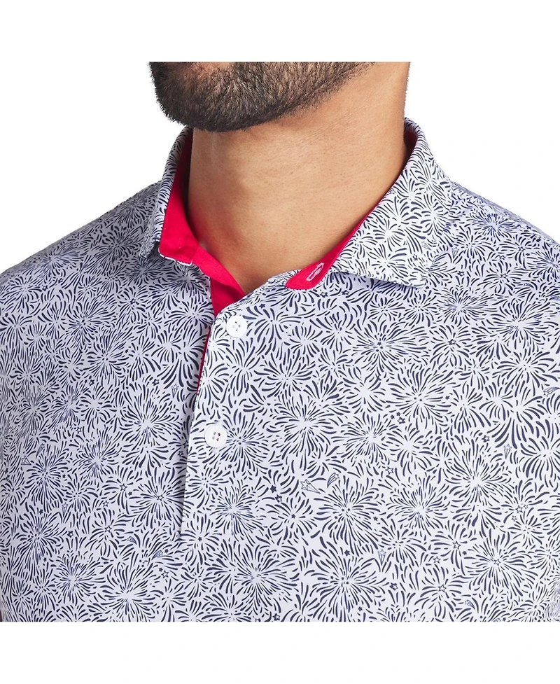 Puma Golf Men's X Volition Fireworks Golf Polo