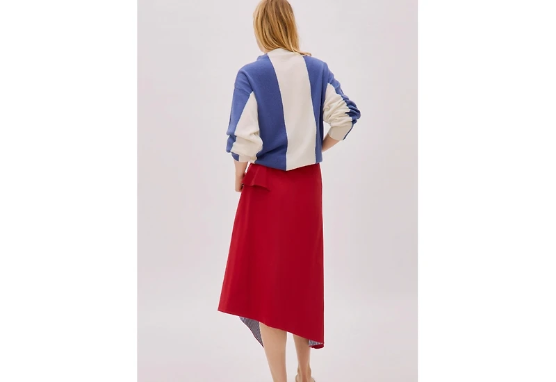 Labeca London Women's Kayra Cotton Striped Skirt