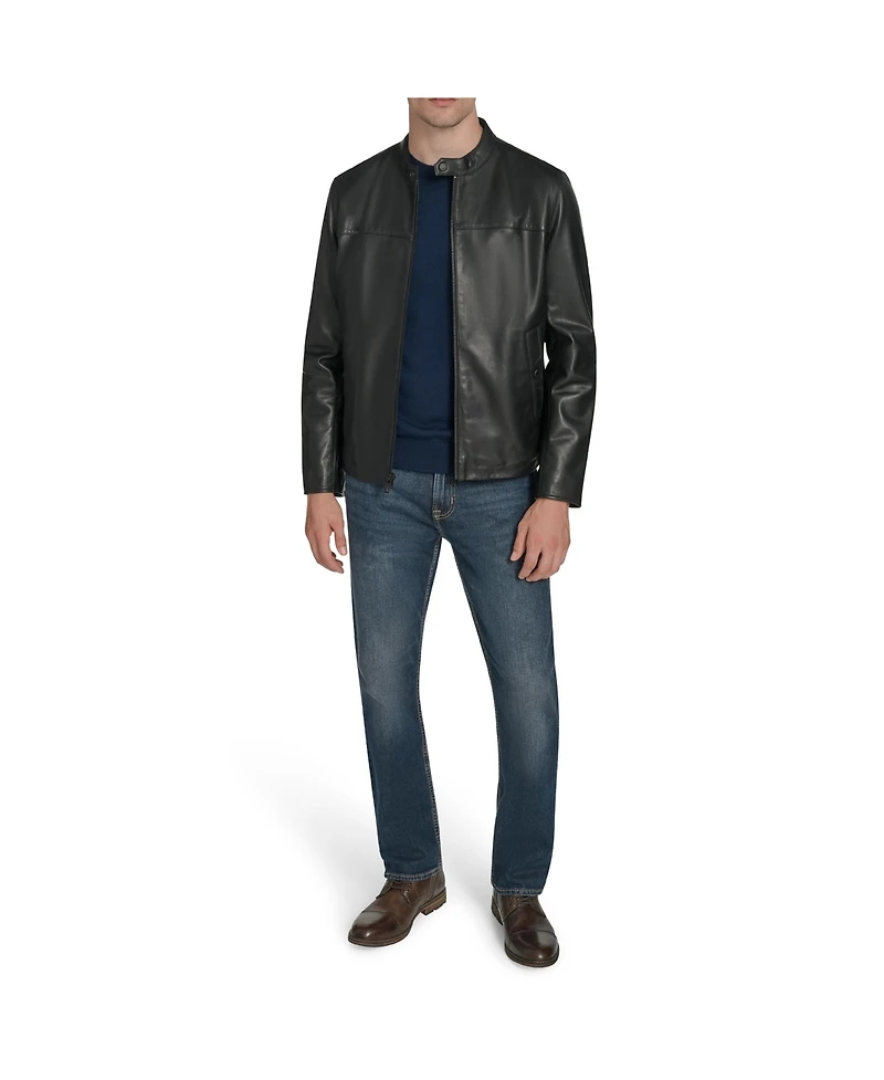 Andrew Marc Black Label Men's Macalister Leather Jacket