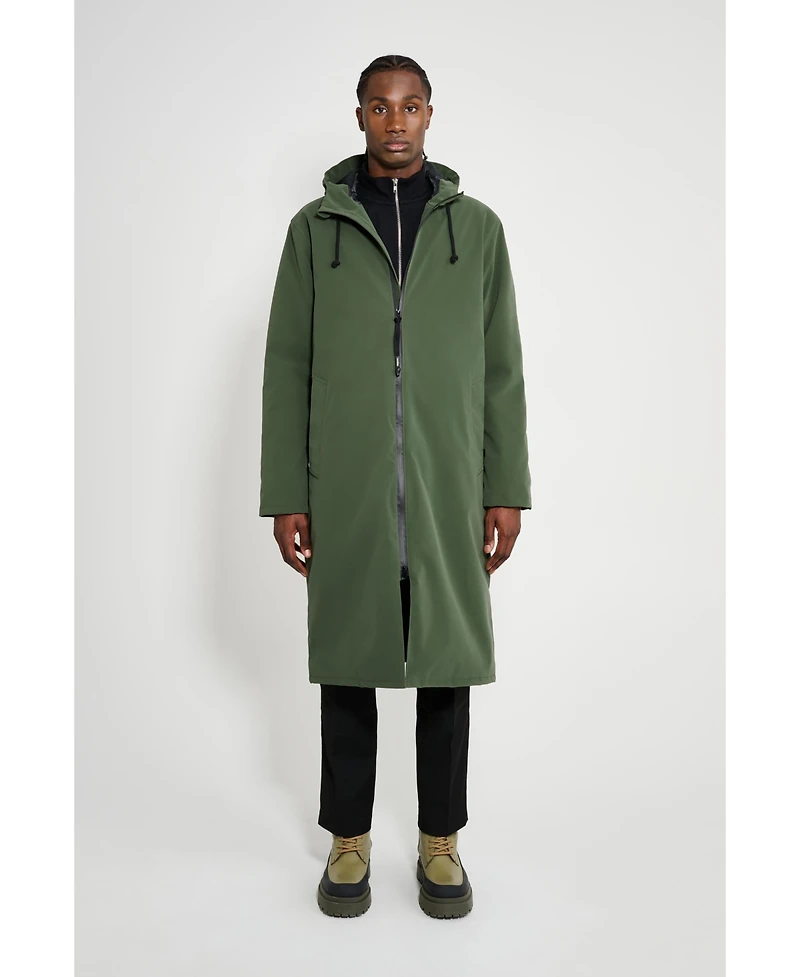 Stutterheim Men's Stockholm Long Matte Winter Coat
