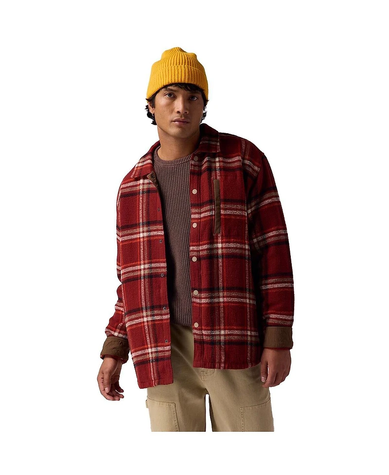 Backcountry Men's Venture Stretch Flannel Shacket Shirt Jackets