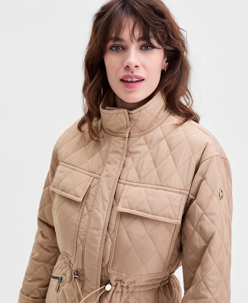 Michael Kors Women's Short Quilted Coat