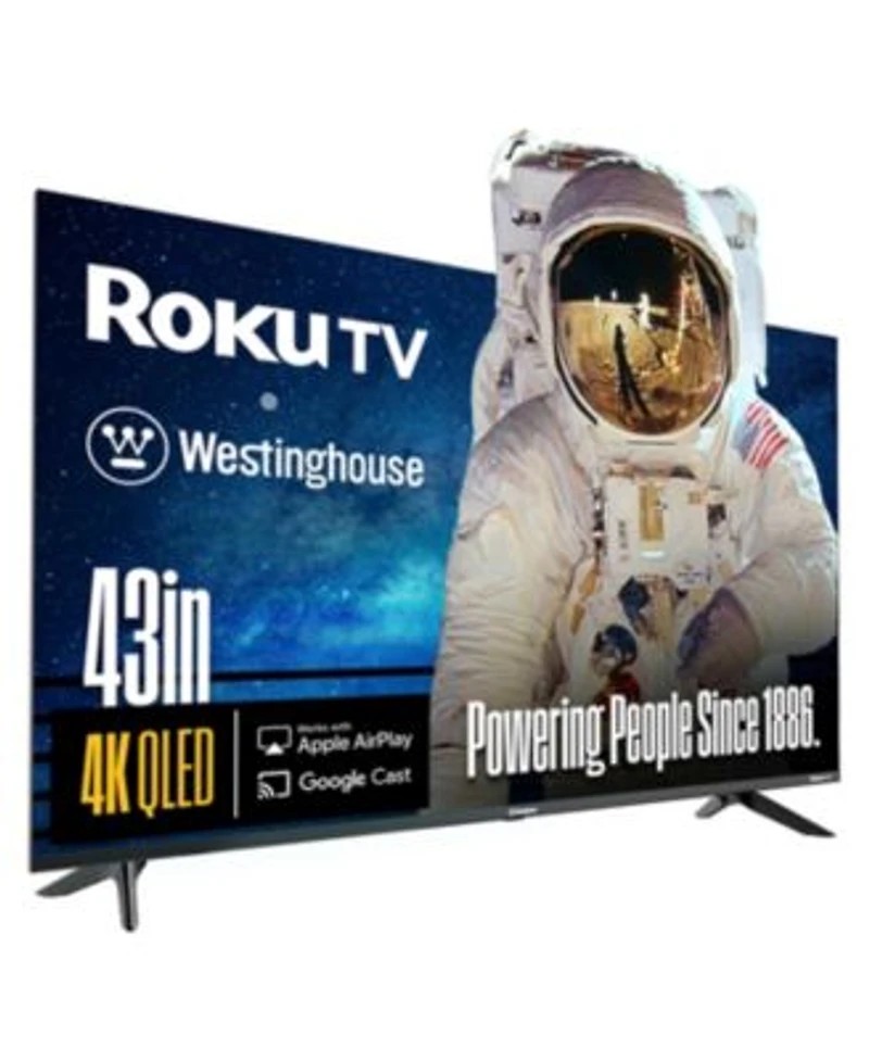 Westinghouse 43 X22 Roku Smart Tv Fhd Qled Dolby Digital Wi Fi Bluetooth Airplay Alexa Google Assistant Compatible