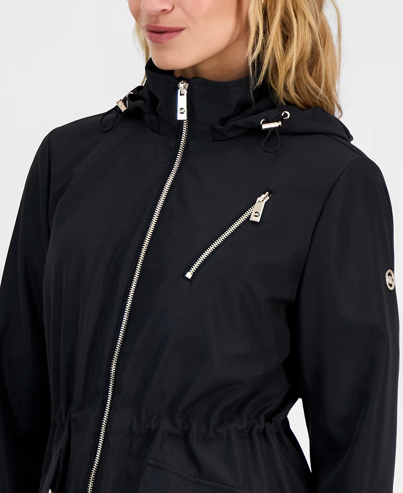 Michael Kors Women's Zip-Front Hooded Anorak