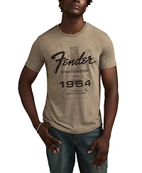 Lucky Brand Men's Fender Stratocaster Crewneck T-Shirt