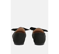 remee front bow loafers