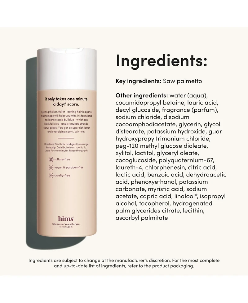 Hims Thick Fix Hair Thickening Shampoo