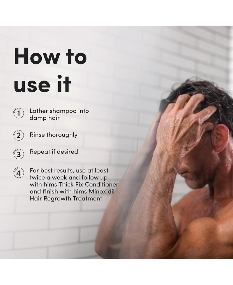 Hims Dandruff Detox Shampoo With Pyrithione Zinc 1%