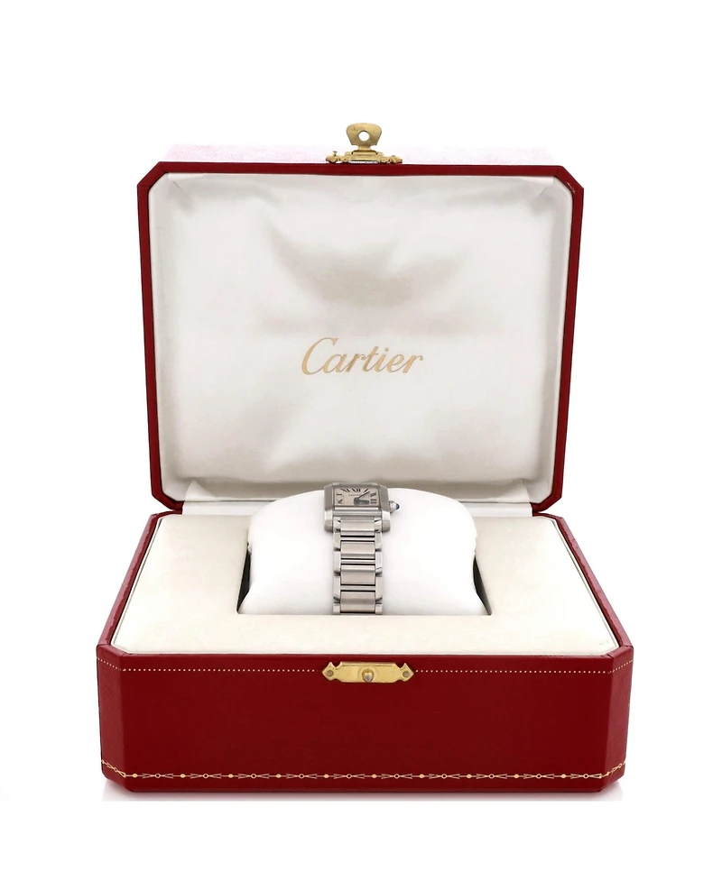 Pre-Owned Cartier Tank Francaise Quartz Watch in Stainless Steel 20mm