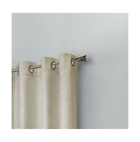 Habitat Ashcroft Light Filtering Exclusive Weave Grommet Curtain Panel 52" x 108" Linen