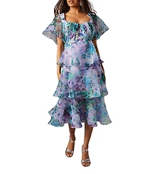 Coast Women's Organza Tiered Dress