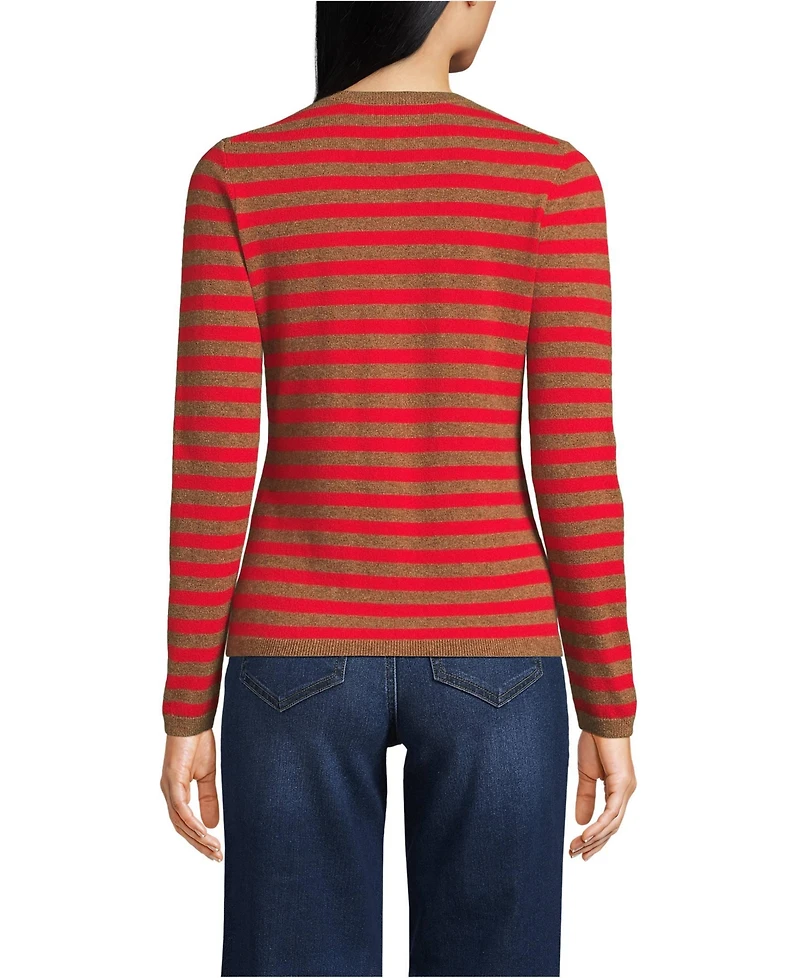 Lands' End Women's Cashmere Cardigan Sweater