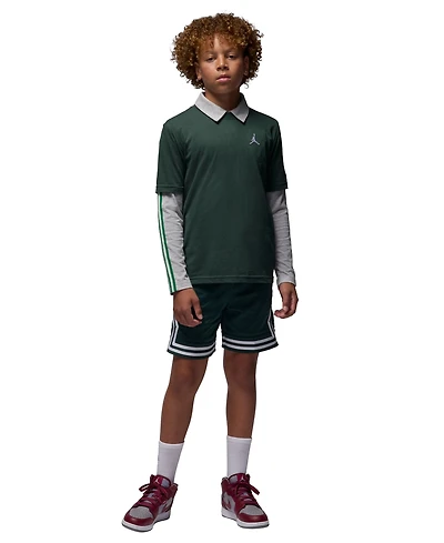 Jordan Big Boys Jumpman Air Embroidery T-Shirt