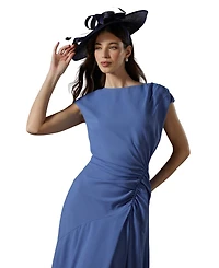 Coast Women's Drape Side Cap Sleeve Midi Dress