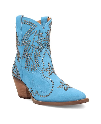 Dingo Women's Seein' Stars Suede Leather Bootie