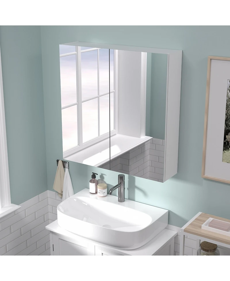 Hauschen Home 28x24 inch Bathroom Wall Cabinet, Saver Storage