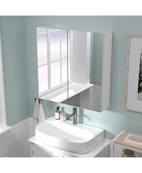 Hauschen Home 28x24 inch Bathroom Wall Cabinet, Saver Storage