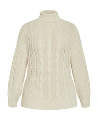 City Chic Plus Avah Sweater