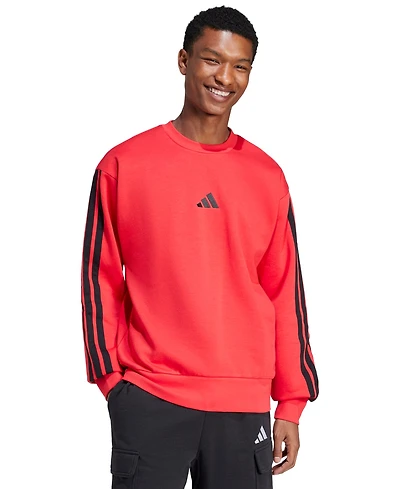 adidas Men's Essentials 3-Stripes Fleece Sweatshirt