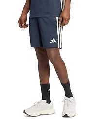 adidas Men's Stadium 3-Stripes Jacquard Sportswear Drawstring Shorts