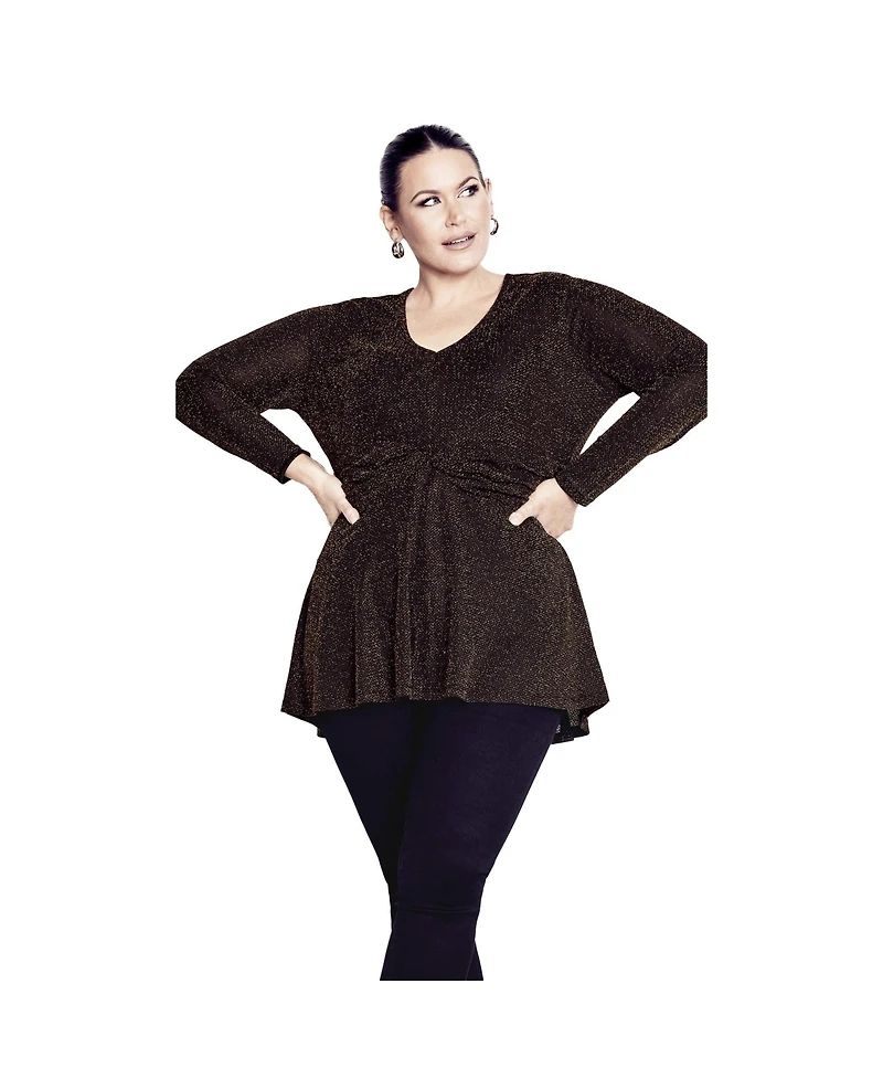 Avenue Women's Glitteratzi Top