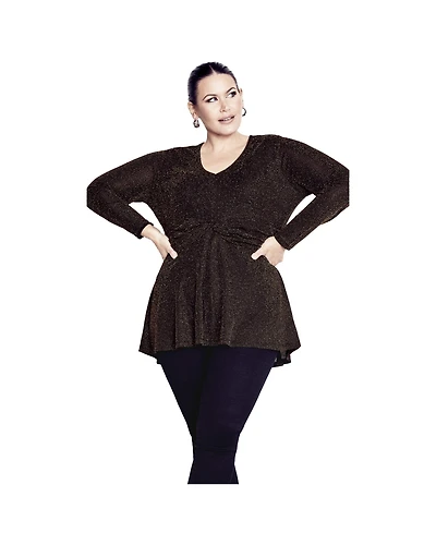 Avenue Women's Glitteratzi Top