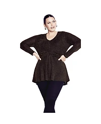 Avenue Women's Glitteratzi Top