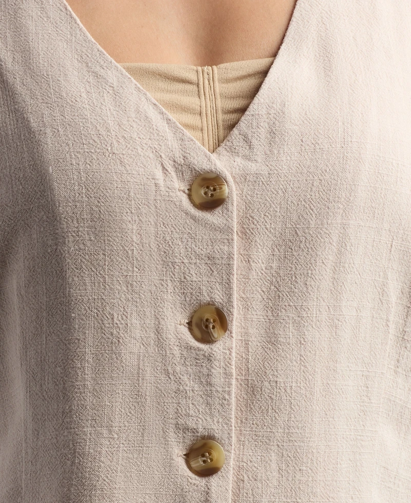 Bcx Juniors' Resort Boxy Sleeveless Vest Top