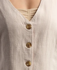 Bcx Juniors' Resort Boxy Sleeveless Vest Top