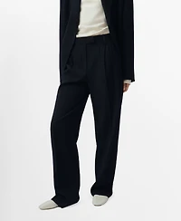Mango Women's Pinstripe Suit Pants