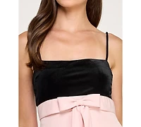 Seni & Cade Juniors' Bow Detail A-Line Dress