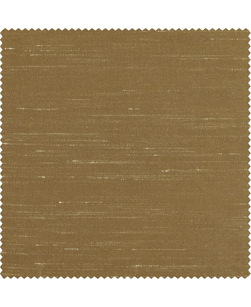 Half Price Drapes Flax Gold Vintage Textured Faux Dupioni Silk Curtain