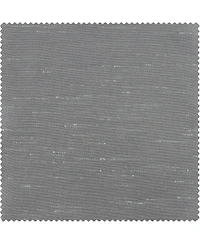 Half Price Drapes Storm Grey Vintage Textured Faux Dupioni Silk Blackout Curtain