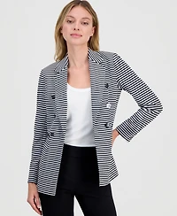 Anne Klein Women's Faux Double-Breasted Notch-Collar Jacket