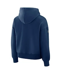 Fanatics Women's Deep Sea Blue Seattle Kraken Authentic Pro Primary Pullover Hoodie