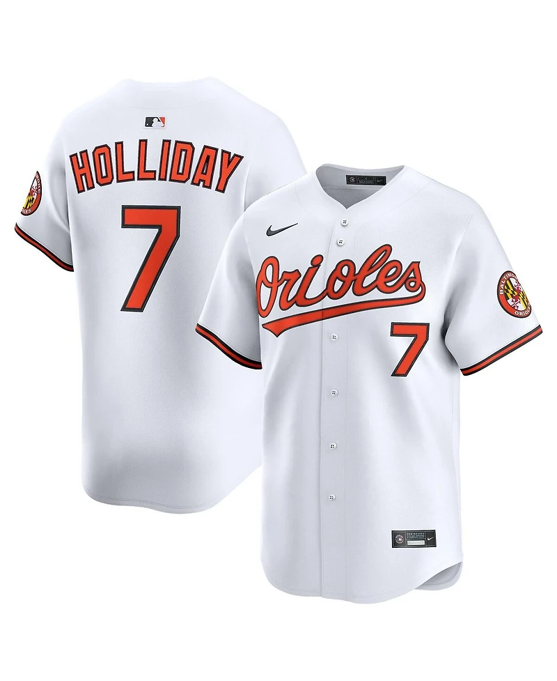 Nike Men's Jackson Holliday White Baltimore Orioles Home Limited Jersey