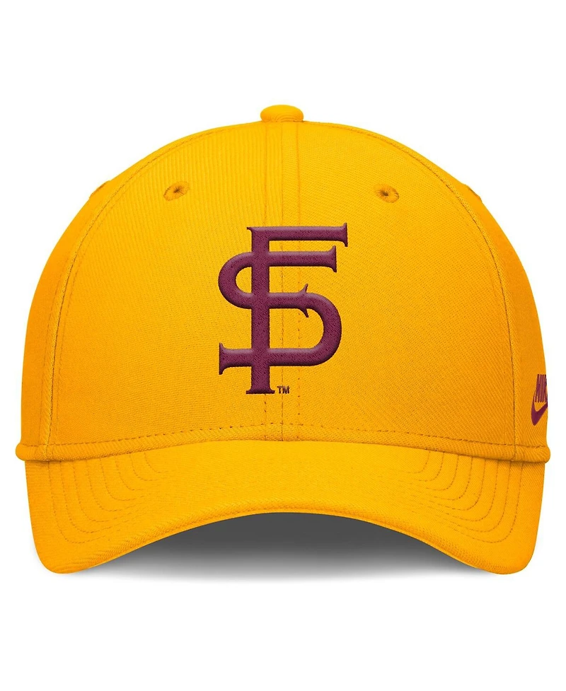 Nike Men's Gold Florida State Seminoles Rise Academic Dri-fit Flex Hat