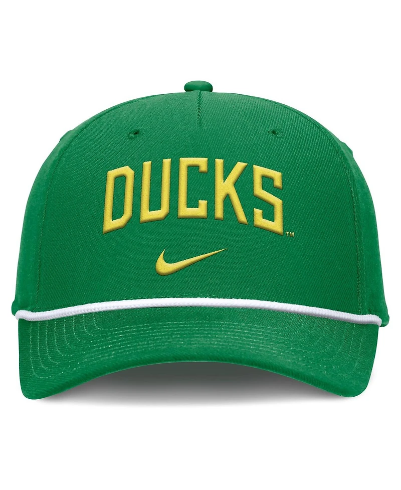 Nike Men's Green Oregon Ducks Rise Campus Adjustable Hat