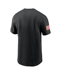 Nike Men's Black Auburn Tigers 2025 Military Appreciation Dri-fit T-Shirt