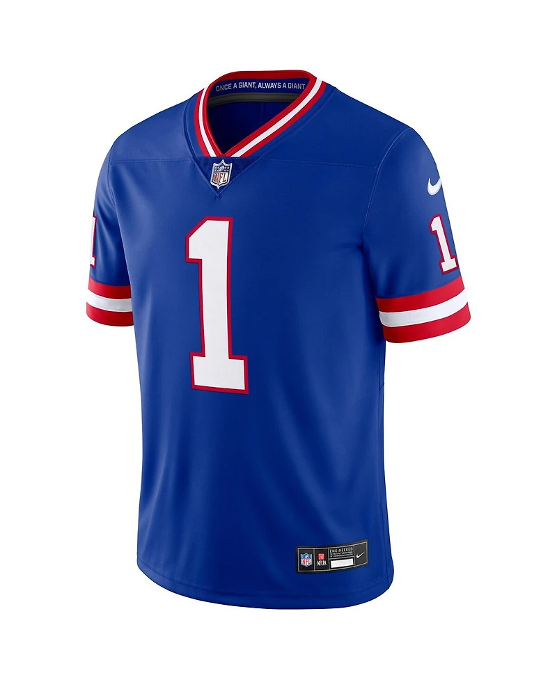 Nike Men's Malik Nabers Royal New York Giants Alternate 2 Legacy Vapor Untouchable Limited Jersey