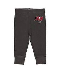 Wear by Erin Andrews Baby Boys and Girls Newborn 3-Piece Tampa Bay Buccaneers Turn Me Around Bodysuits Pant Set