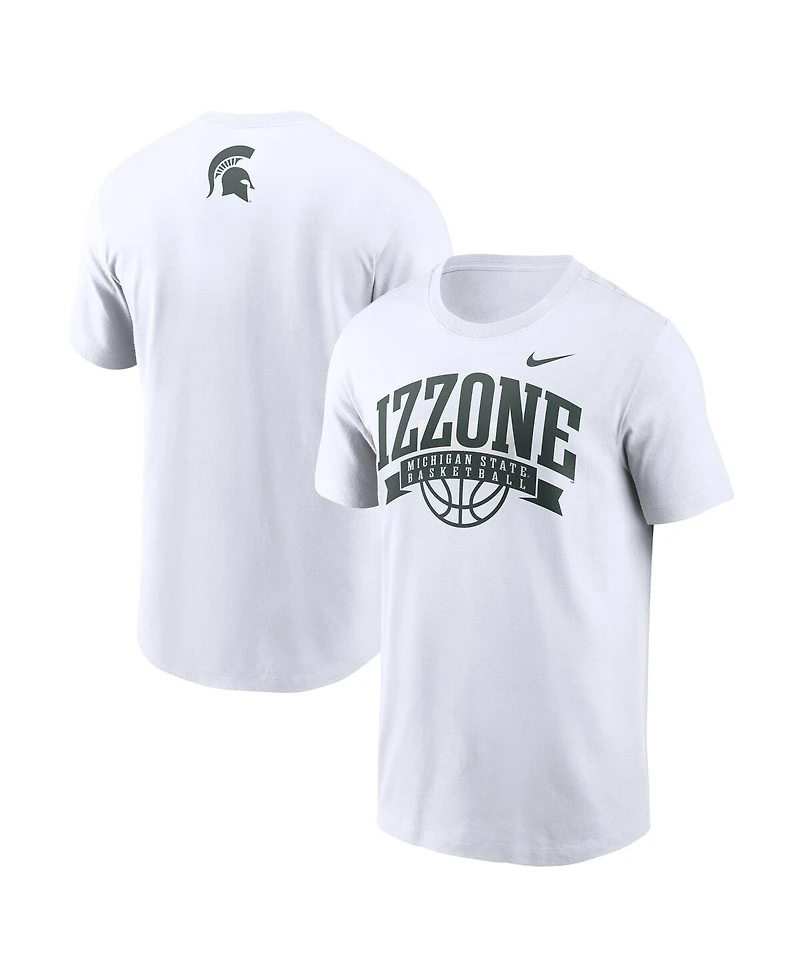 Nike Men's White Michigan State Spartans Izzone T-Shirt