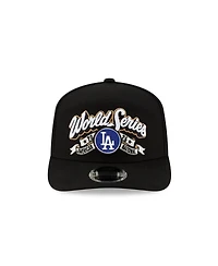 New Era Men's Black Los Angeles Dodgers 2025 National League Champions Locker Room 9SEVENTY Adjustable Hat