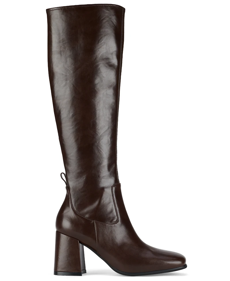 Jeffrey Campbell Women's Hotlava Knee-High Block-Heel Boots