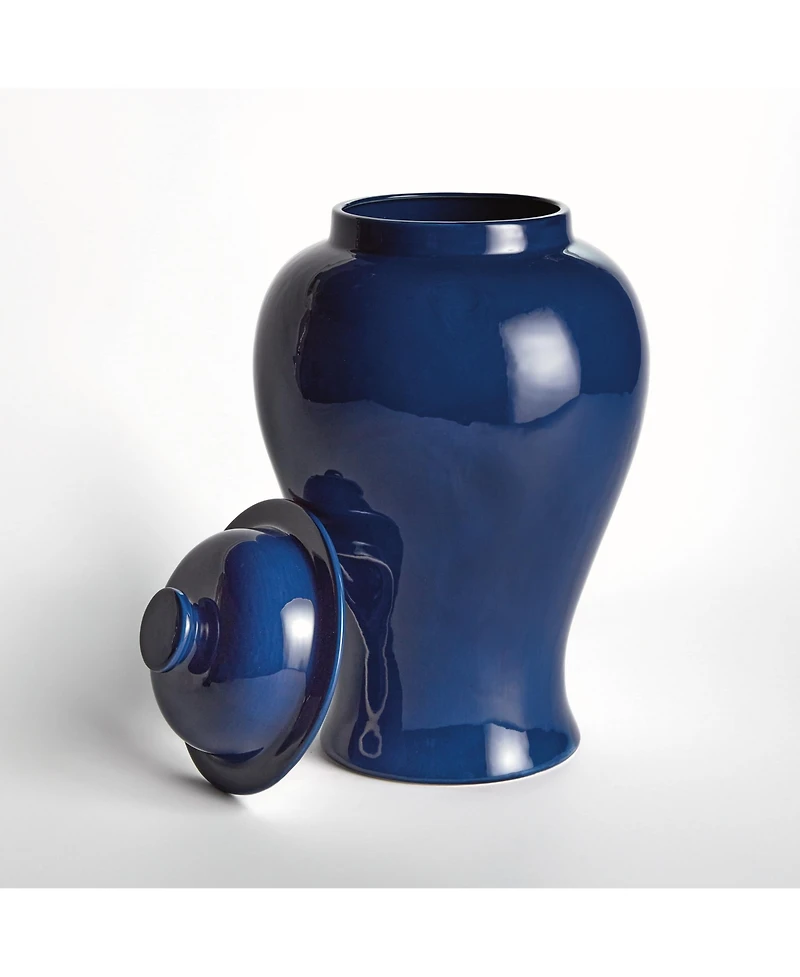 Napa Home & Garden Koa Lidded Ginger Jar Large - Navy Ceramic Decor